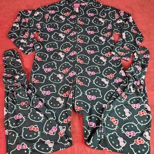 Gifted Hello Kitty adult Sanrio footed pajamas Vintage 2010